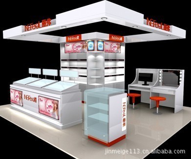 【【特价供应】各类高档化妆品展柜,产品烤漆展示柜【价格优惠】】价格,厂家,图片,其他广告展览设备,中山市西区金美格展示制品厂-